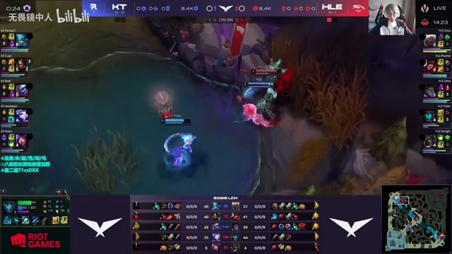 LCK无弱旅啊！记得看KT21-10虐昏HLE：抽陀螺的变成陀螺了